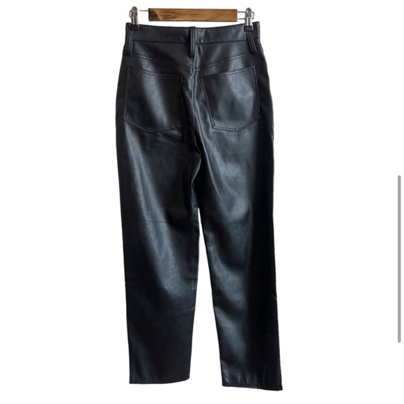 Madewell Perfect Vintage Faux Leather Pants 25 EUC - Picture 7 of 8